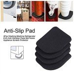 4-Pack Rubber Anti-Vibration Cushions for Appliances