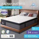 Queen Size Starry Eucalyptus Pocket Spring Mattress