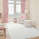 Soft Plush Ivory Shag Rug for Living Room