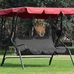 Waterproof Swing Cushion Cover for 3-Seater Chair