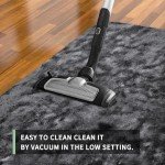 Super Soft Dark Grey Shag Area Rug 200x300cm