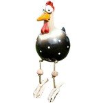 Cute Ceramic Chicken Garden Statue - 5PCS Set