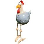 Cute Ceramic Chicken Garden Statue - 5PCS Set