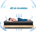 Giselle King Mattress with Bamboo Foam and Springs