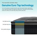 Giselle King Mattress with Bamboo Foam and Springs
