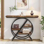 Tribesigns Industrial Console Table for Entryway