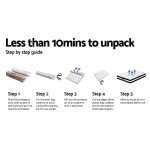 Giselle Queen Mattress with Bonnell Foam and Euro Top