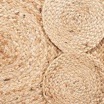 Natural Fiber 5' Round Jute Area Rug
