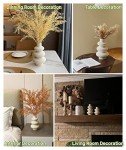 Modern Off-White Ceramic Vases Set for Decor