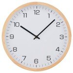 Stylish Wooden Wall Clock - Modern Design, Silent