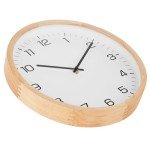 Stylish Wooden Wall Clock - Modern Design, Silent
