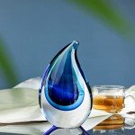 Blue Murano-Style Hand Blown Glass Sculpture