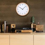 Stylish Wooden Wall Clock - Modern Design, Silent