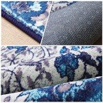 Modern Cashmere Area Rug for Bedroom or Living Room