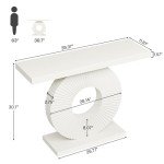 Tribesigns Modern 40-Inch Geometric Console Table