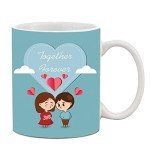 Purple Tree Valentine’s Gift Set: Cushion & Mug