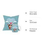 Purple Tree Valentine’s Gift Set: Cushion & Mug