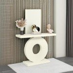Tribesigns Modern 40-Inch Geometric Console Table