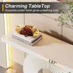 Tribesigns Modern 40-Inch Geometric Console Table