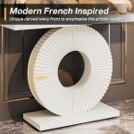 Tribesigns Modern 40-Inch Geometric Console Table