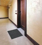 EcoGuard Diamond Indoor Wiper Mat - 2'x3' Black