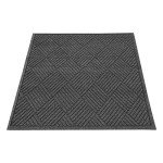 EcoGuard Diamond Indoor Wiper Mat - 2'x3' Black