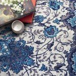 Modern Cashmere Area Rug for Bedroom or Living Room