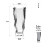 Mikasa Baron 11.75 Inch Crystal Vase
