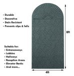 EcoGuard Indoor Wiper Mat - Charcoal Black 3'x6