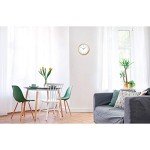 Natural Wood Radio-Controlled Wall Clock - 10.6
