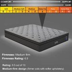 Duchess Queen Eurotop Hybrid Mattress with Memory Foam