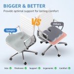 Extra Large Memory Foam Office Chair Cushion