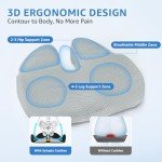 Extra Large Memory Foam Office Chair Cushion