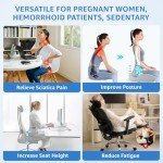 Extra Large Memory Foam Office Chair Cushion