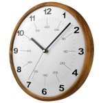 TAHITICA 30cm Silent Modern Wooden Wall Clock