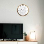 TAHITICA 30cm Silent Modern Wooden Wall Clock