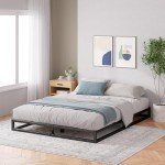 Zinus Joseph King Bed Frame - Industrial Steel Base
