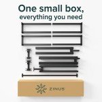 Zinus Joseph King Bed Frame - Industrial Steel Base