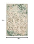 Bohemian Floral Area Rug for Living Room