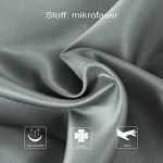 Dark Grey Satin Cushion Covers Set of 2