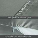 Dark Grey Satin Cushion Covers Set of 2