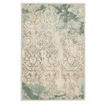 Bohemian Floral Area Rug for Living Room