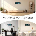 14'' LED Digital Wall Clock with Remote Control