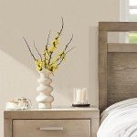 Modern White Ceramic Vase for Home Decor