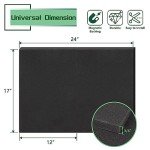 Window AC Drip Cushion with Magnetic Pad (Black)