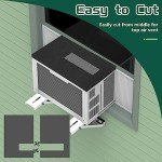 Window AC Drip Cushion with Magnetic Pad (Black)