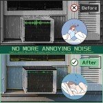 Window AC Drip Cushion with Magnetic Pad (Black)