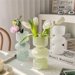 7-Inch Colored Glass Hydroponic Flower Vase