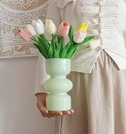 7-Inch Colored Glass Hydroponic Flower Vase