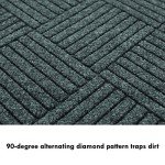 EcoGuard Diamond Indoor Wiper Mat – Charcoal Black 3'x10